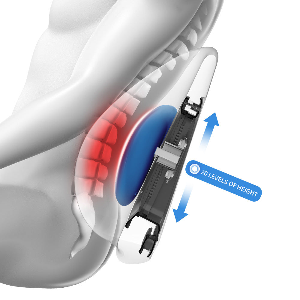 CICIDO Four-way Adjustable Lumbar Support